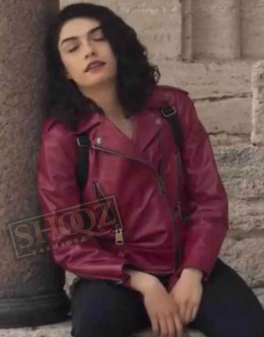 The Protector Hazar Erguclu Red Leather Jacket